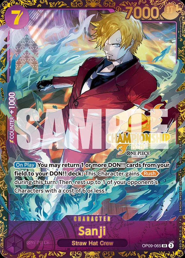 Sanji OP09-065 Official alternate printing 2
