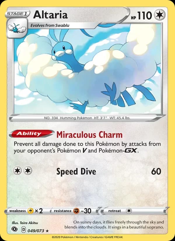 Altaria 49/73 from Champion's Path