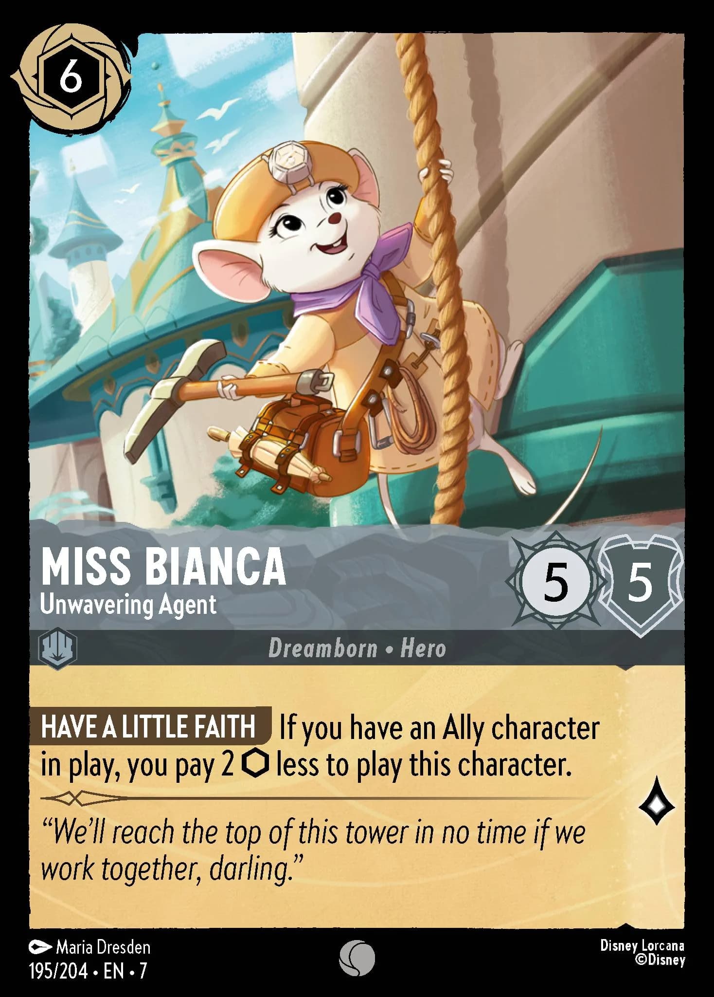 Miss Bianca - Unwavering Agent 195/204 from Archazia's Island