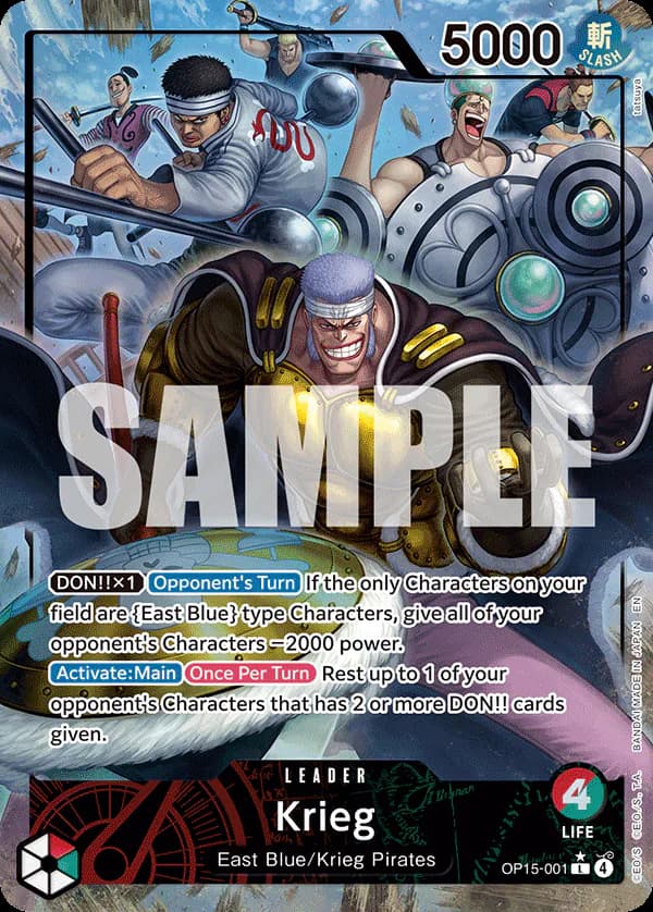 Krieg OP15-001 Official alternate printing 1