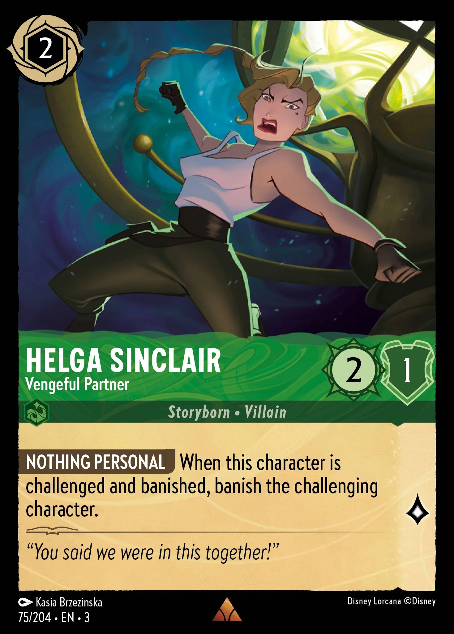 Helga Sinclair - Vengeful Partner 75/204 from Into the Inklands