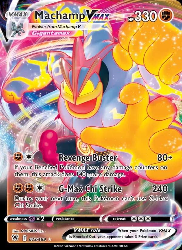 Machamp VMAX 073/189 from Astral Radiance