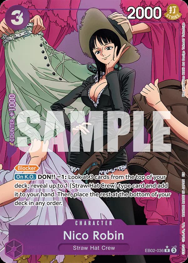 Nico Robin EB02-036 Official alternate printing 1