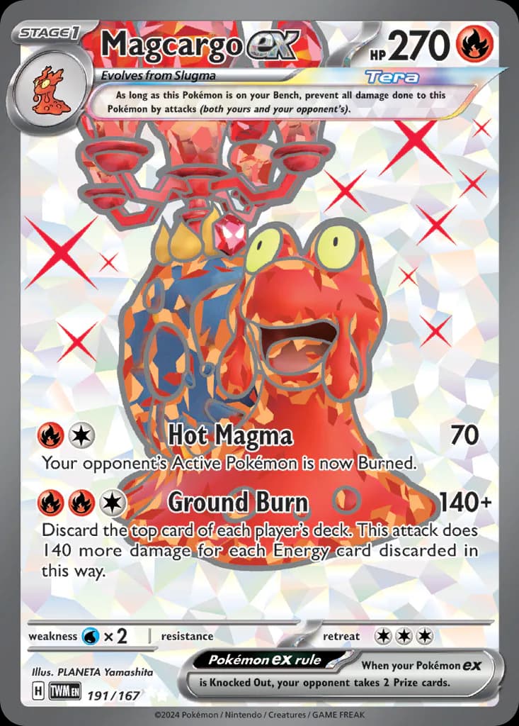 Magcargo ex 191/167 from Twilight Masquerade