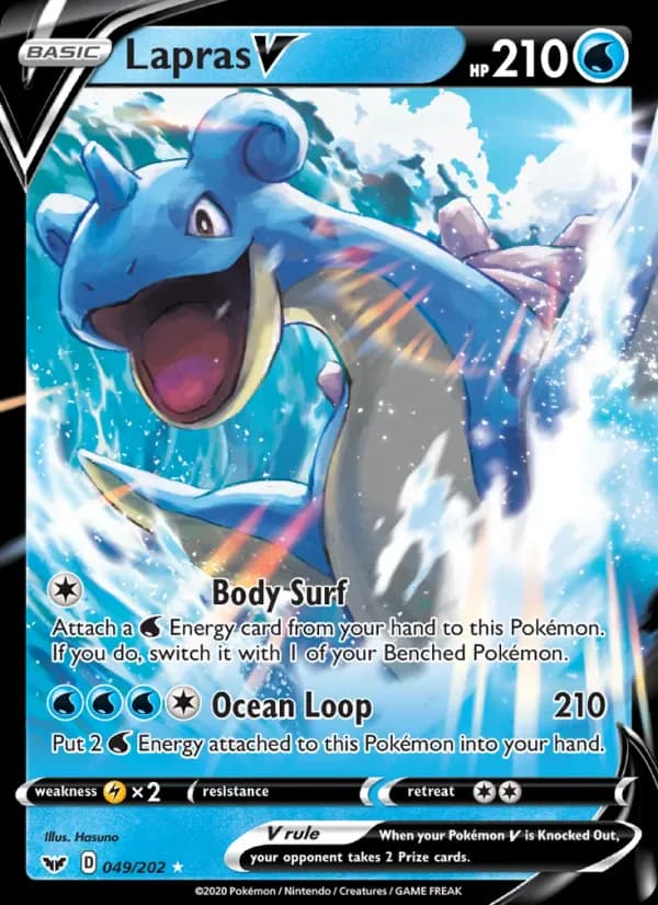 Lapras V 49/202 from Sword & Shield