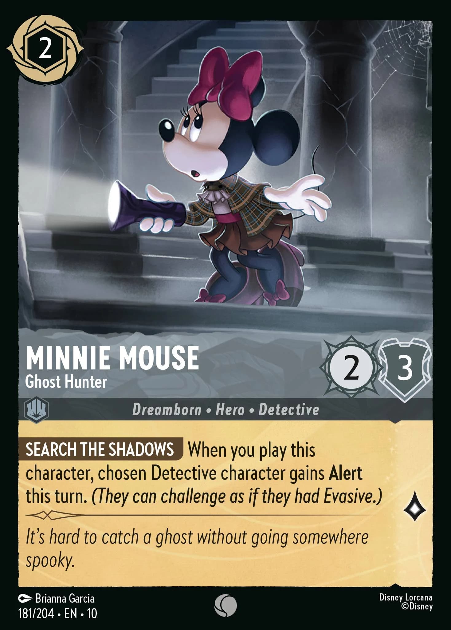 Minnie Mouse - Ghost Hunter 181/204 from Whispers in the Well