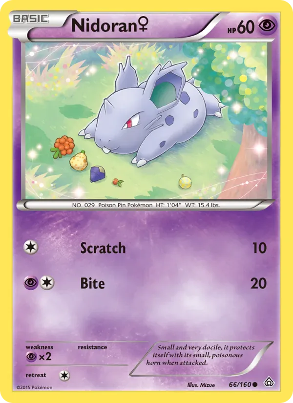Nidoran♀ 66/160 from Primal Clash