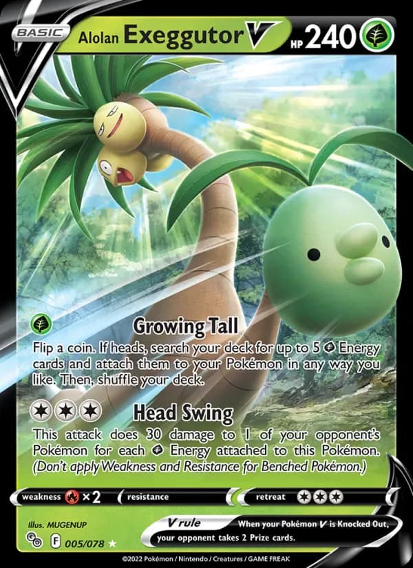 Alolan Exeggutor V 005/78 from Pokemon GO
