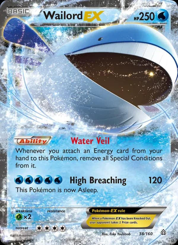 Wailord EX 38/160 from Primal Clash