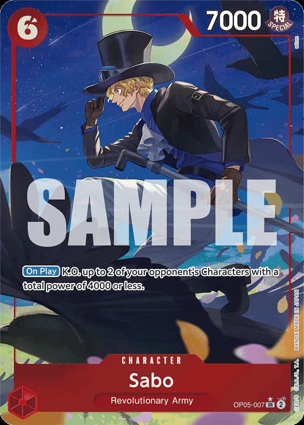 Sabo OP05-007 Official alternate printing 3