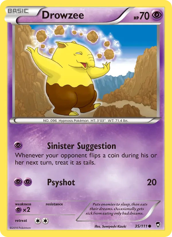 Drowzee 35/111 from Furious Fists
