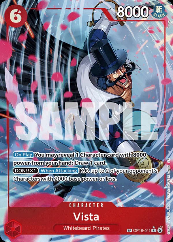 Vista OP16-011 Official alternate printing 1