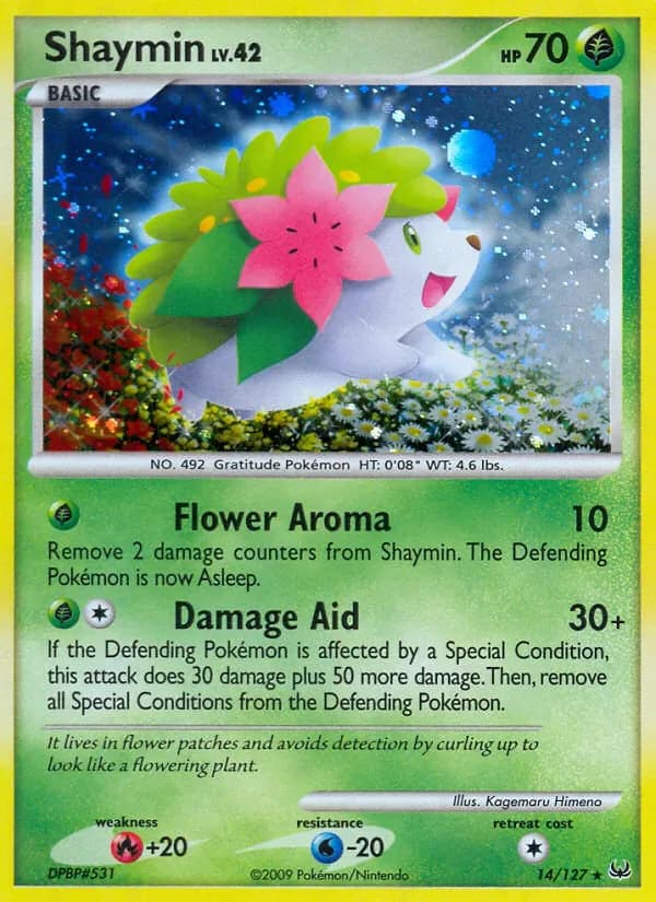 Shaymin 14/127 from Platinum
