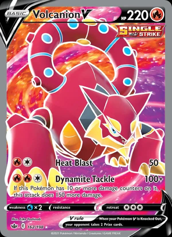 Volcanion V 162/198 from Chilling Reign