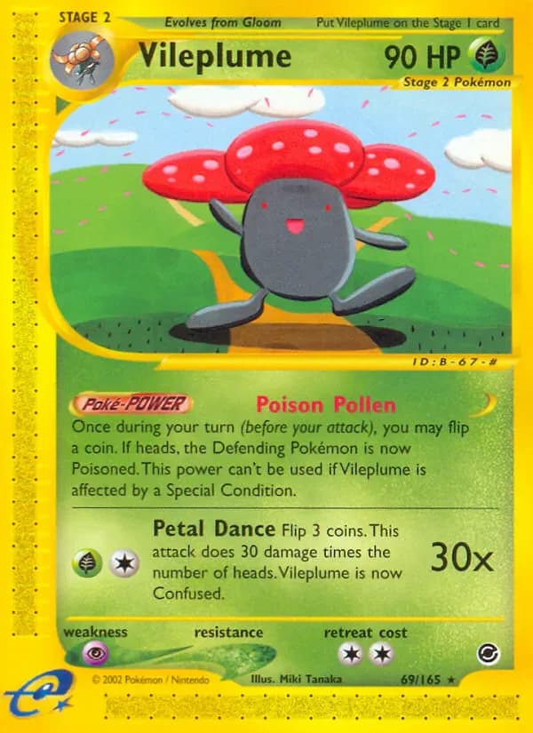 Vileplume 69/165 from Expedition Base Set
