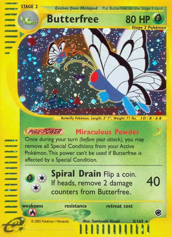 Butterfree 5/165 from Expedition Base Set