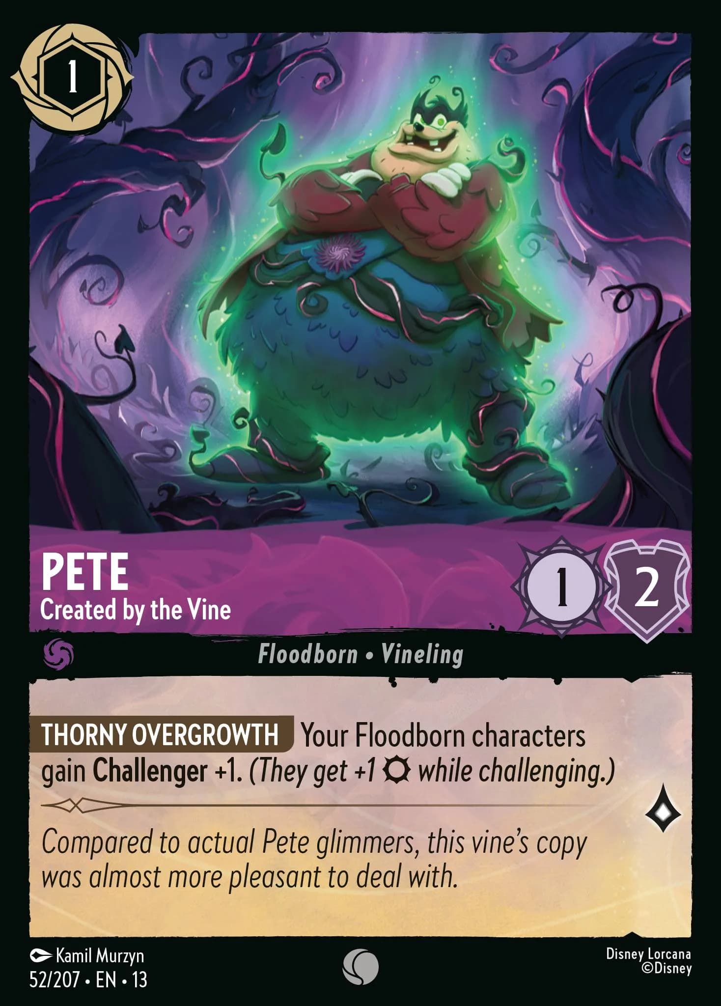 Pete - Created by the Vine 52/207 from Attack of the Vine!