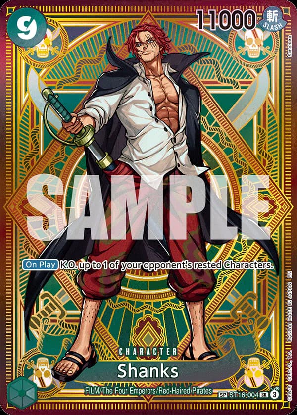 Shanks ST16-004 Official alternate printing 1