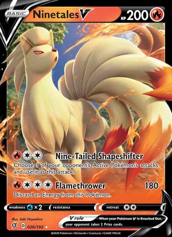 Ninetales V 26/192 from Rebel Clash