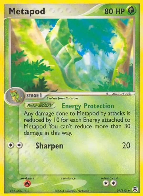 Metapod 39/112 from EX FireRed & LeafGreen