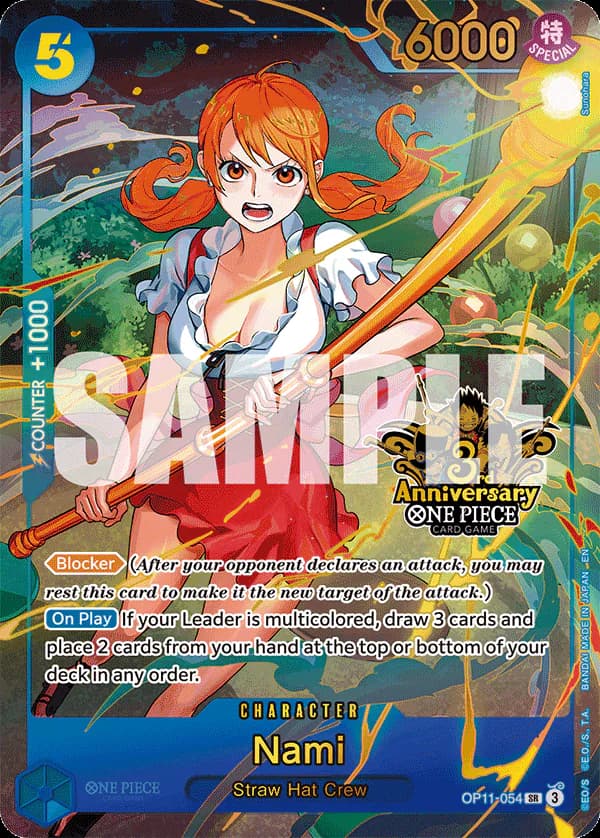 Nami OP11-054 Official alternate printing 2