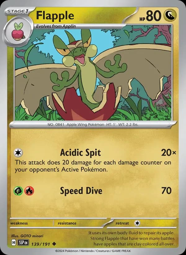 Flapple 139/191 from Surging Sparks
