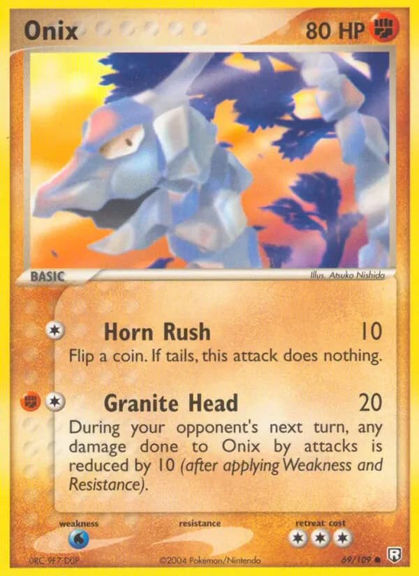Onix 69/109 from EX Team Rocket Returns