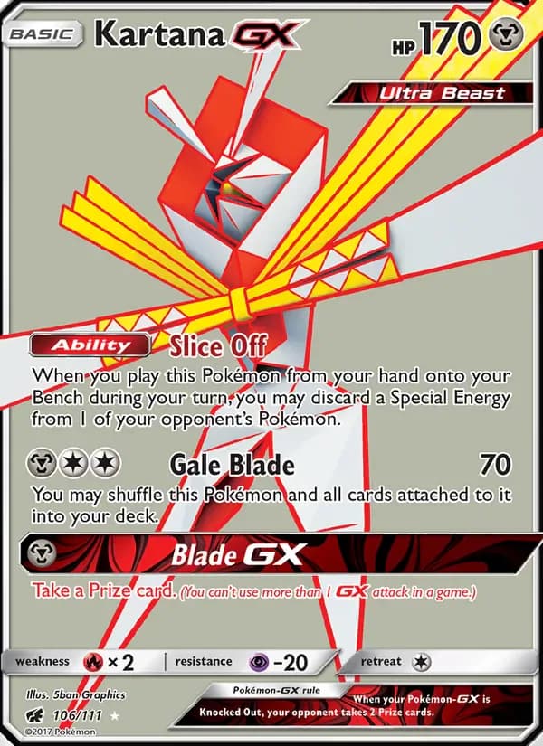 Kartana GX 106/111 from Crimson Invasion