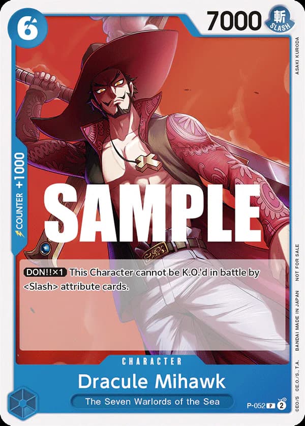 Dracule Mihawk P-052 Standard printing