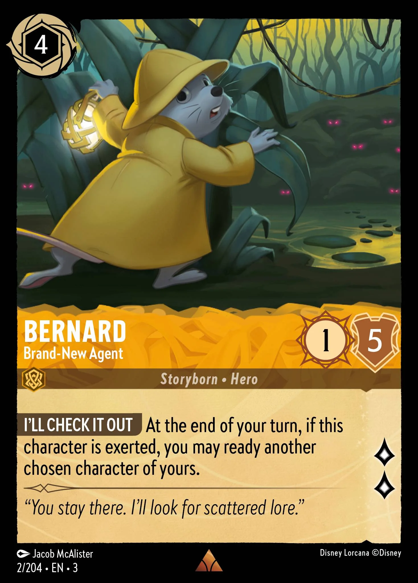 Bernard - Brand-New Agent 2/204 from Into the Inklands