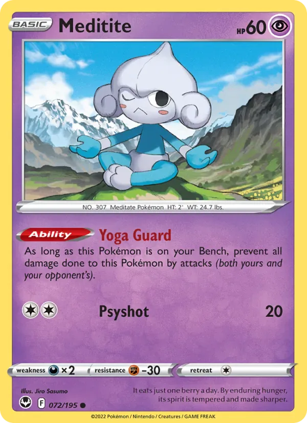 Meditite 072/195 from Silver Tempest
