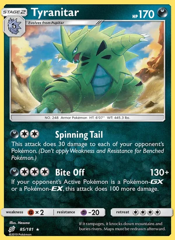 Tyranitar 85/181 from Team Up
