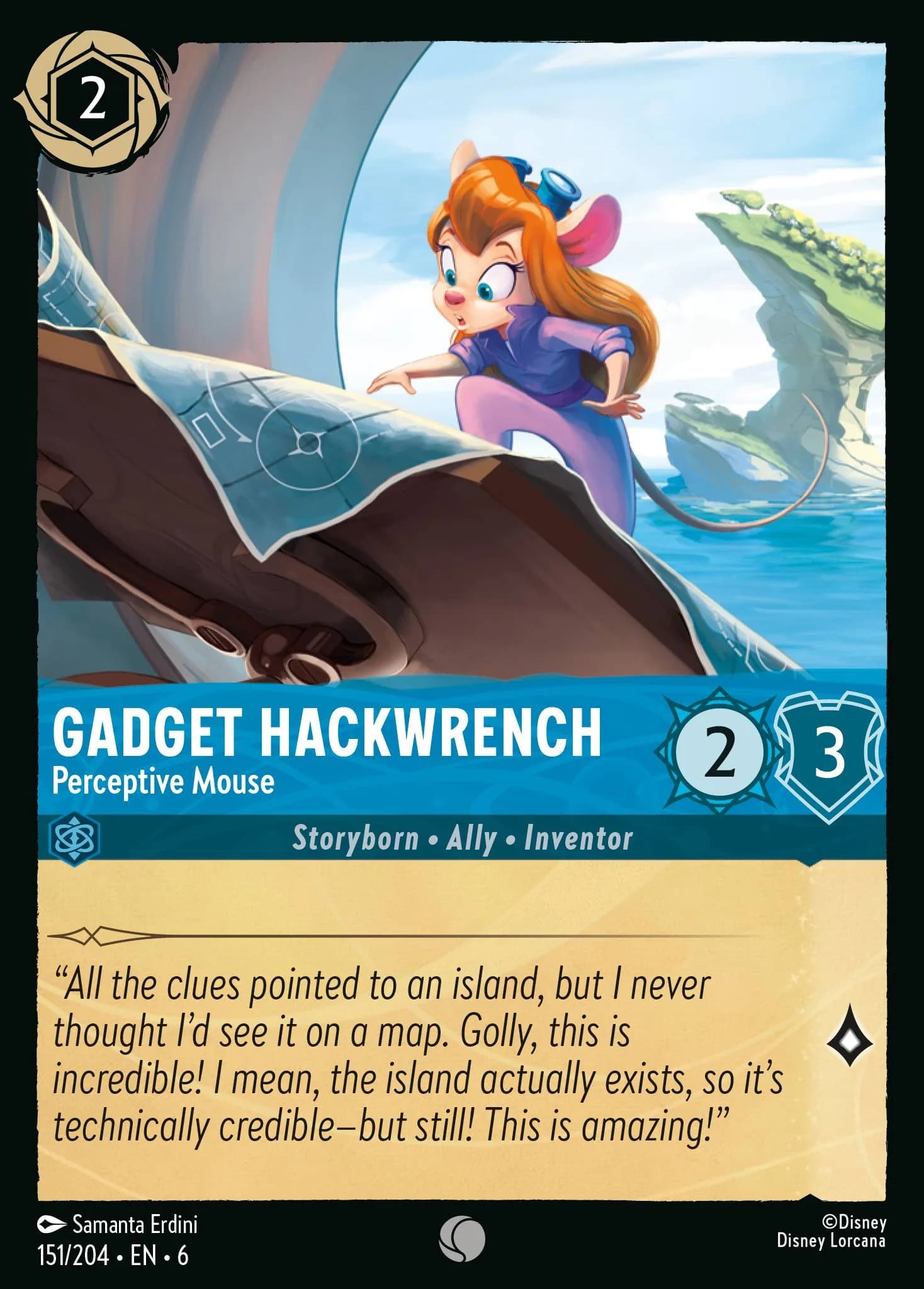 Gadget Hackwrench - Perceptive Mouse 151/204 from Azurite Sea