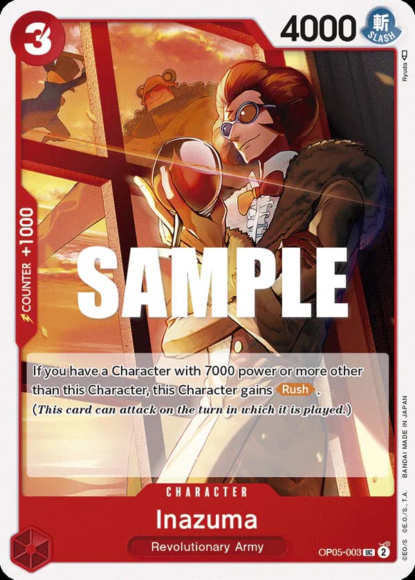 Inazuma OP05-003 Standard printing