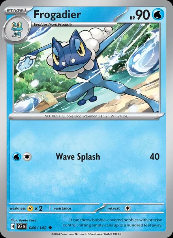Frogadier 040/142 from Stellar Crown