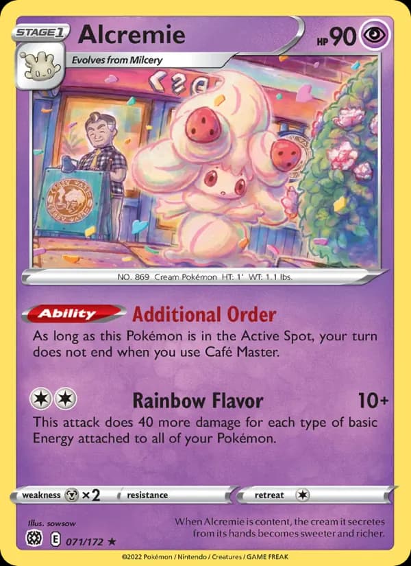 Alcremie 071/172 from Brilliant Stars