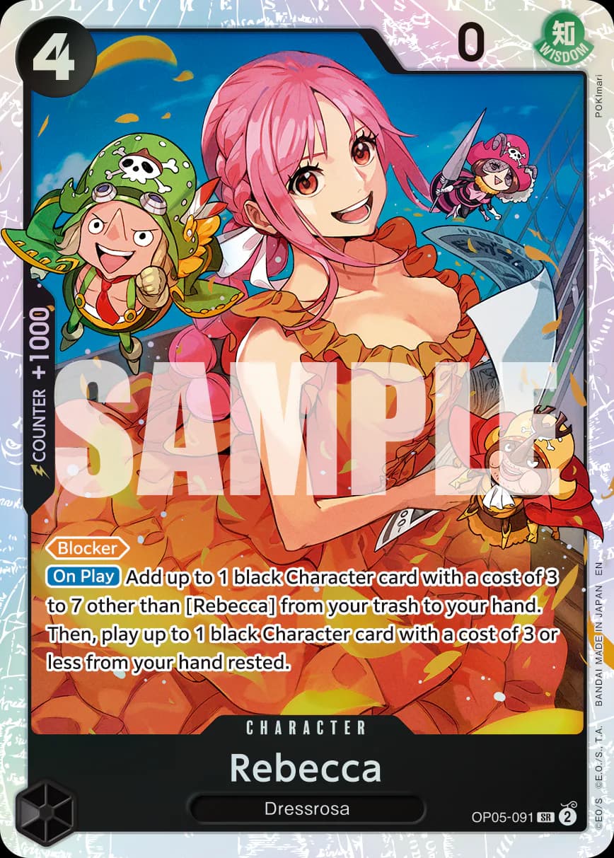 Rebecca OP05-091 Official alternate printing r1