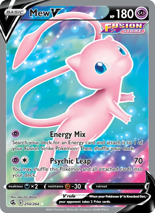 Mew V 250/264 from Fusion Strike