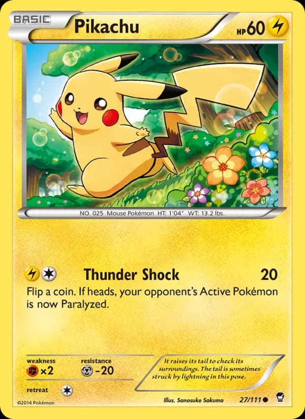 Pikachu 27/111 from Furious Fists
