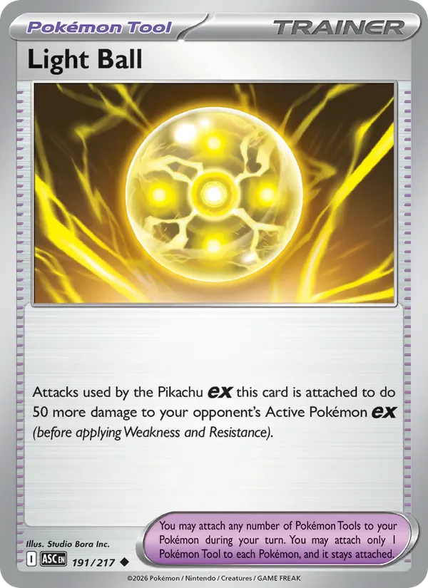 Light Ball 191/217 from Ascended Heroes