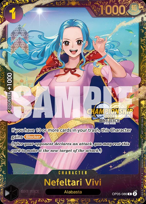 Nefeltari Vivi OP05-086 Official alternate printing 1
