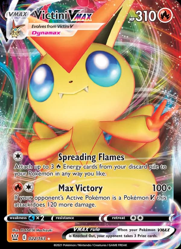 Victini VMAX 22/163 from Battle Styles