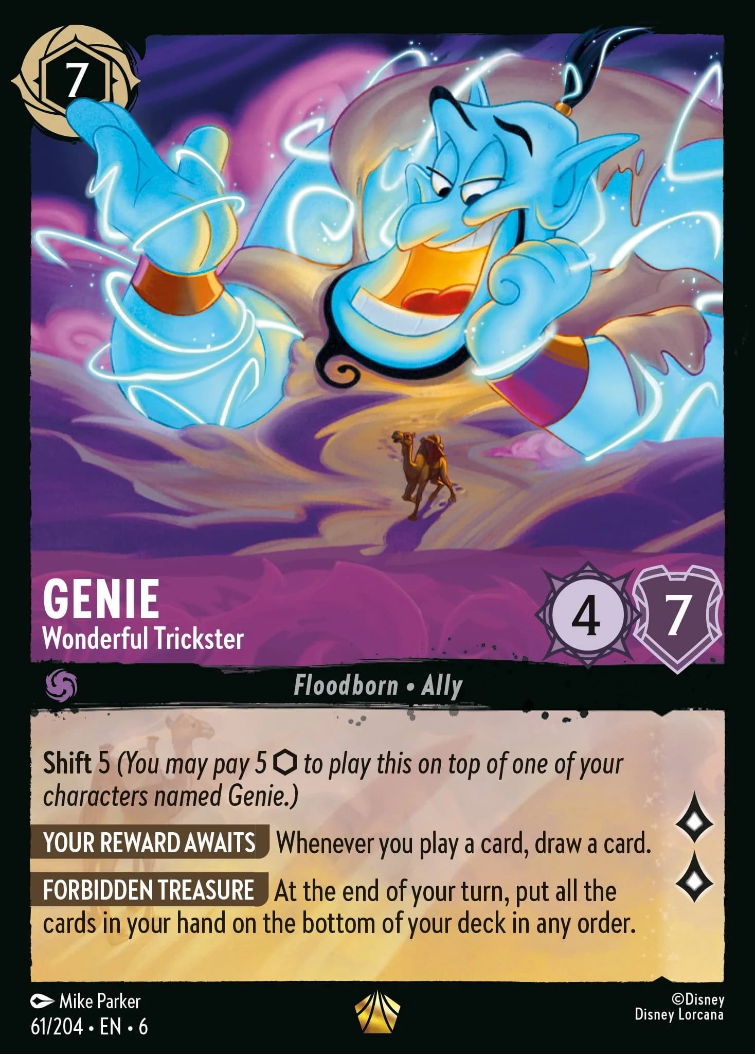 Genie - Wonderful Trickster 61/204 from Azurite Sea