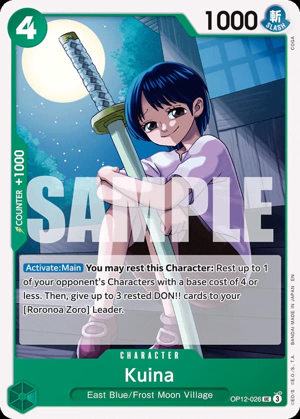 Kuina OP12-026 Official alternate printing r1