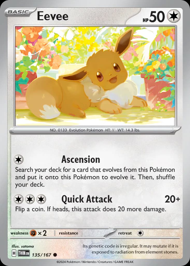 Eevee 135/167 from Twilight Masquerade