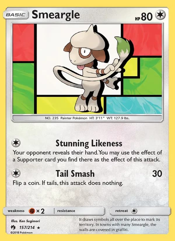 Smeargle 157/214 from Lost Thunder