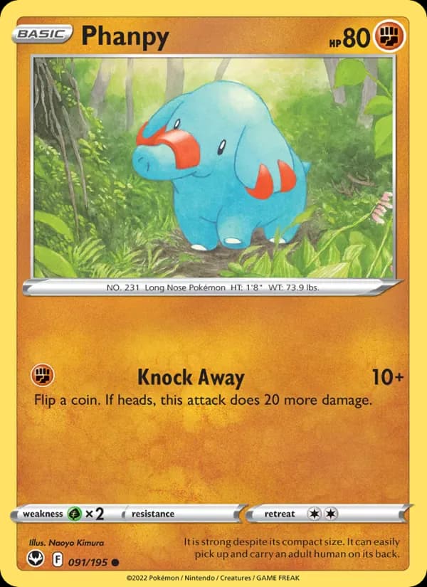 Phanpy 091/195 from Silver Tempest