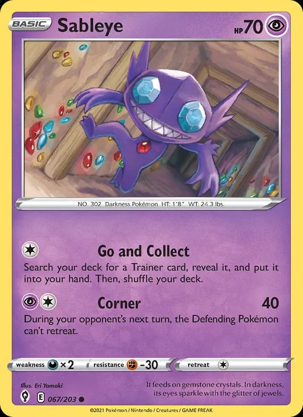 Sableye 67/203 from Evolving Skies