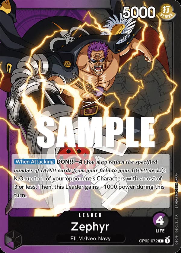 Zephyr OP02-072 Standard printing