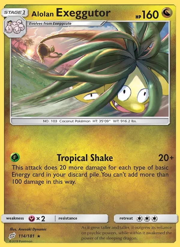 Alolan Exeggutor 114/181 from Team Up